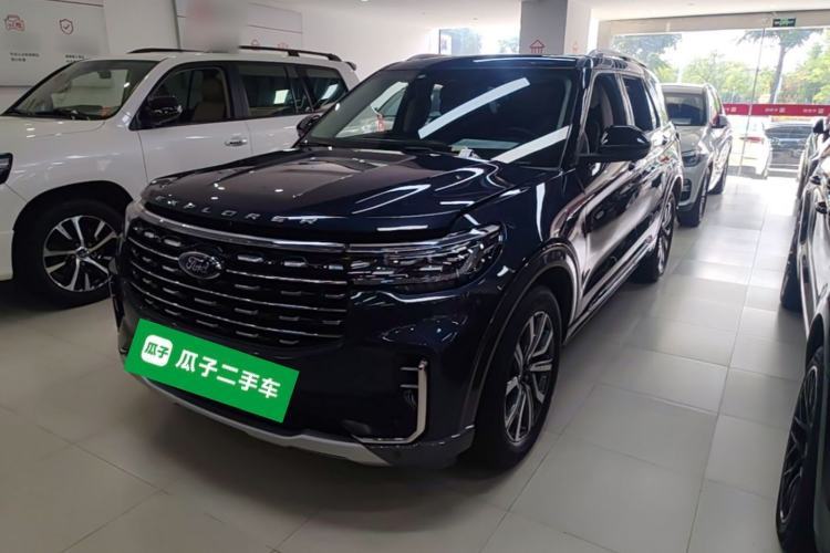 Used Ford Explorer 2023 EcoBoost 285 Four-Wheel Drive Titanium Edition 7-Seater Guazi used car, China used car export, Used car for sale, Used cars, Cheapest cars for sale