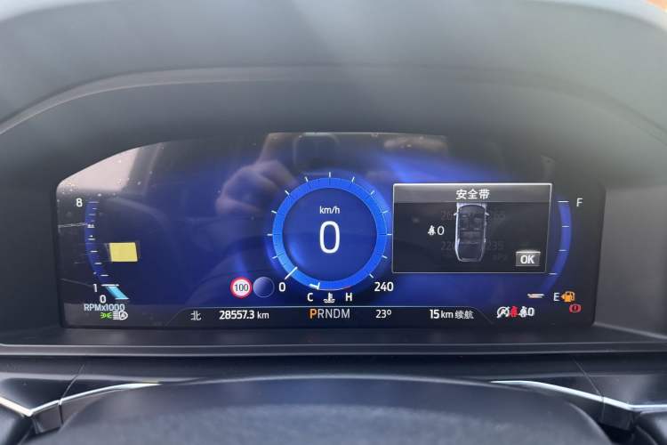 Used Ford Explorer 2023 EcoBoost 285 4x4 ST-LINE 7-Seater Odometer Close Up