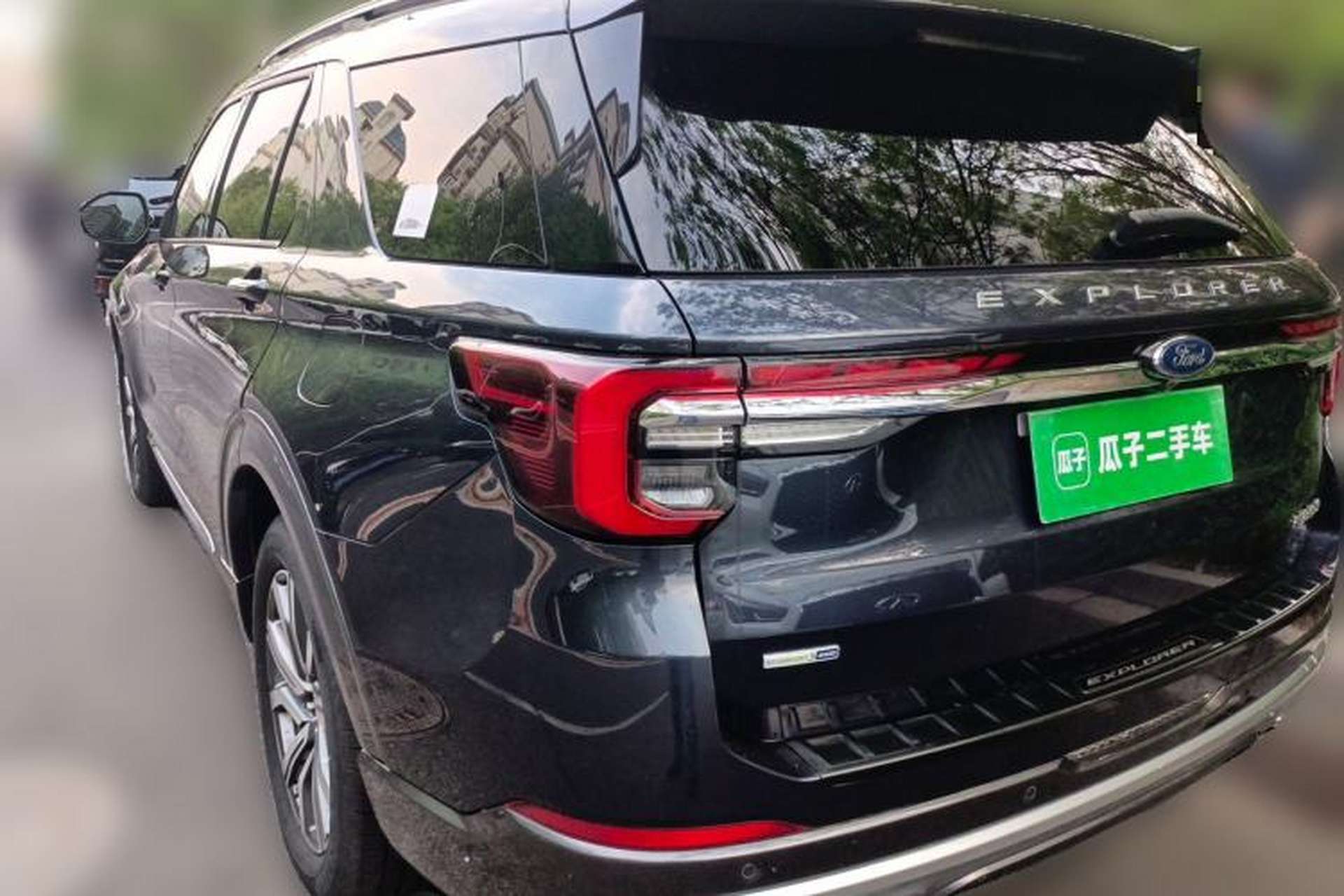 Used Ford Explorer 2023 EcoBoost 285 Four-Wheel Drive Titanium Edition 6 Seats Rear Left 45 Deg