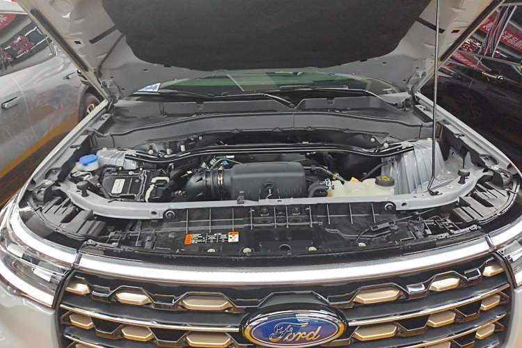 Used Ford Explorer 2023 EcoBoost 285 Four-Wheel Drive Red Gold Edition 6 Seats Engine Bay