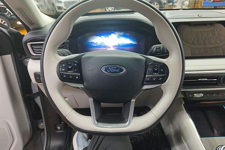 Used Ford Explorer 2023 EcoBoost 285 Four-Wheel Drive Red Gold Edition 6 Seats Steering Wheel