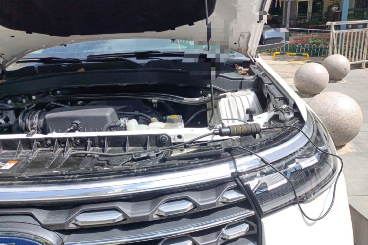 Used Ford Explorer 2023 EcoBoost 285 Four-Wheel Drive Stylish Plus Version 7 Seats Engine Bay Left