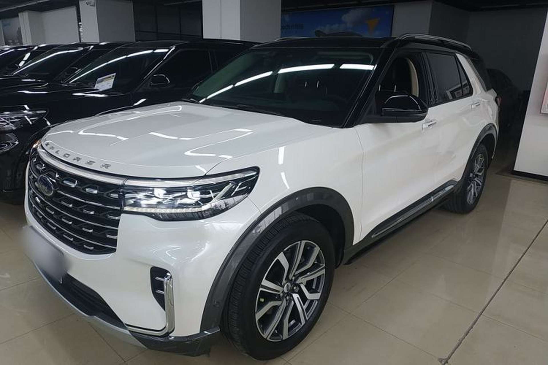 Used Ford Explorer 2023 EcoBoost 285 Four-Wheel Drive Titanium Edition 6 Seats Front Left 45 Deg
