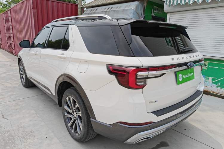 Used Ford Explorer 2023 EcoBoost 285 Four-Wheel Drive Stylish Plus Version 7 Seats Rear Left 45 Deg