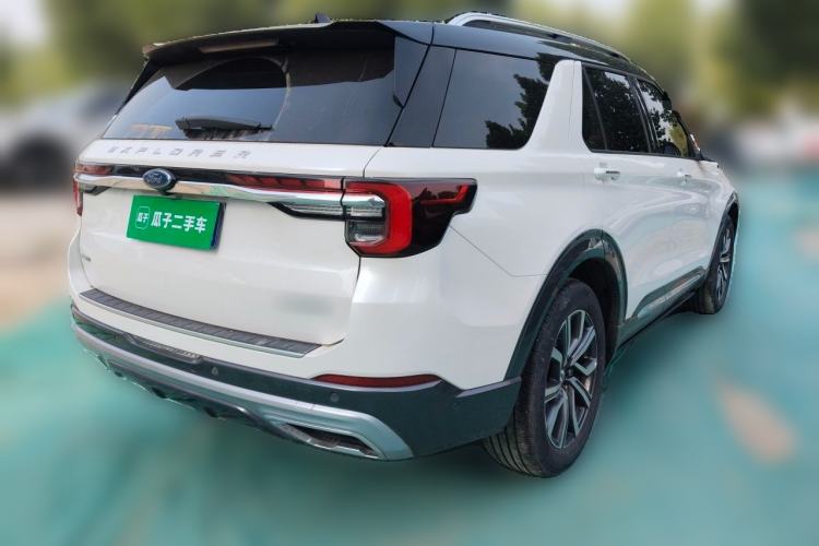 Used Ford Explorer 2023 EcoBoost 285 Four-Wheel Drive Titanium Edition 6 Seats Rear Right 45 Deg