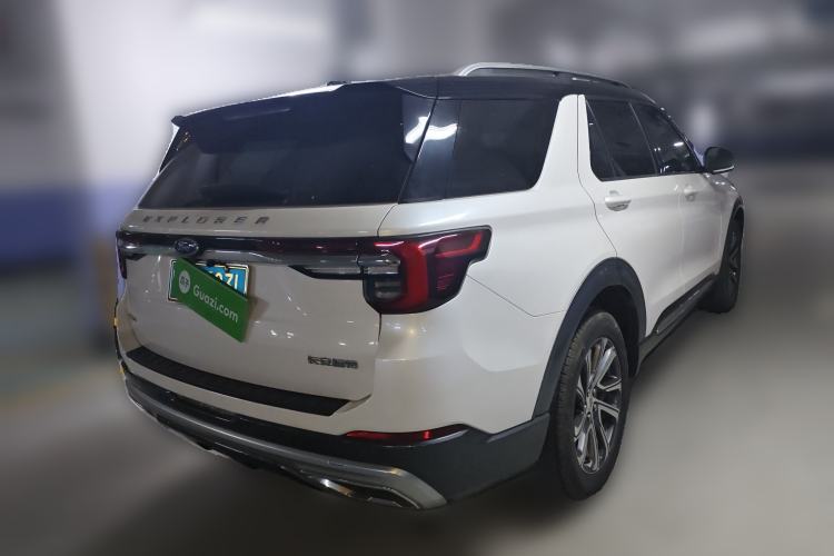 Used Ford Explorer 2023 EcoBoost 285 Four-Wheel Drive Stylish Plus Version 7 Seats Rear Right 45 Deg