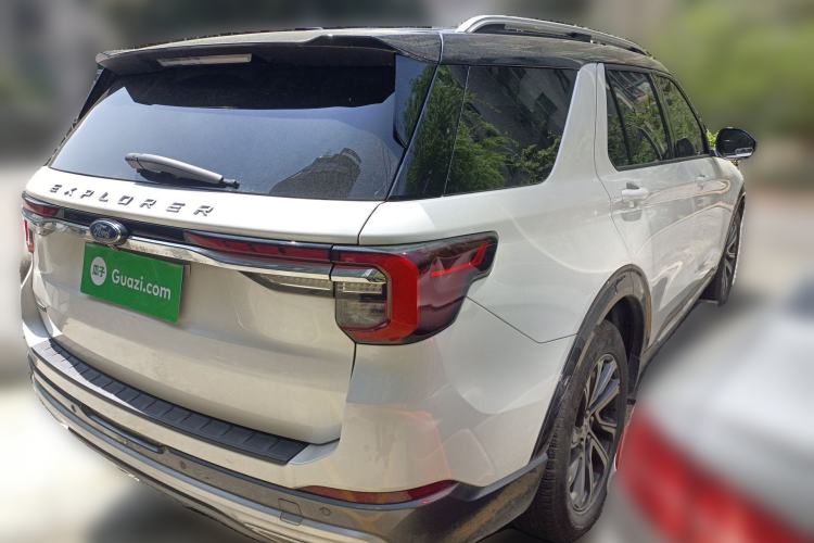 Used Ford Explorer 2023 EcoBoost 285 Four-Wheel Drive Stylish Plus Version 7 Seats Rear Right 45 Deg