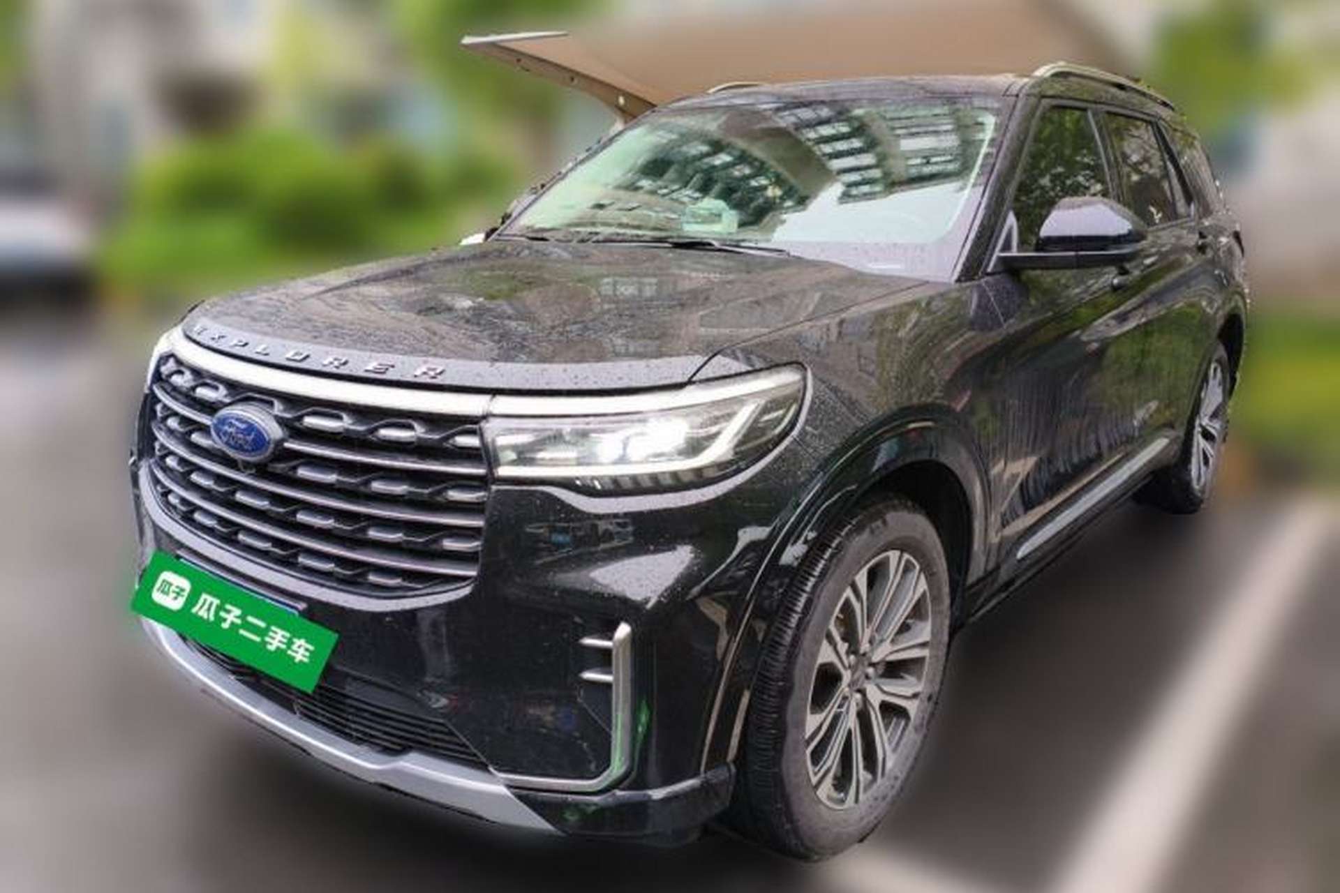 Used Ford Explorer 2024 2.3T EcoBoost Four-Wheel Drive Titanium Edition 6 Seats Front Left 45 Deg