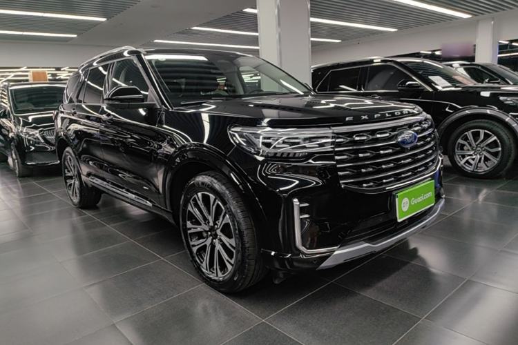 Used Ford Explorer 2024 2.3T EcoBoost Four-Wheel Drive Titanium Edition 6 Seats Front Right 45 Deg