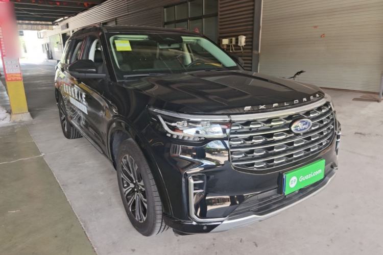 Used Ford Explorer 2024 2.3T EcoBoost Four-Wheel Drive Titanium Edition 6 Seats Front Right 45 Deg