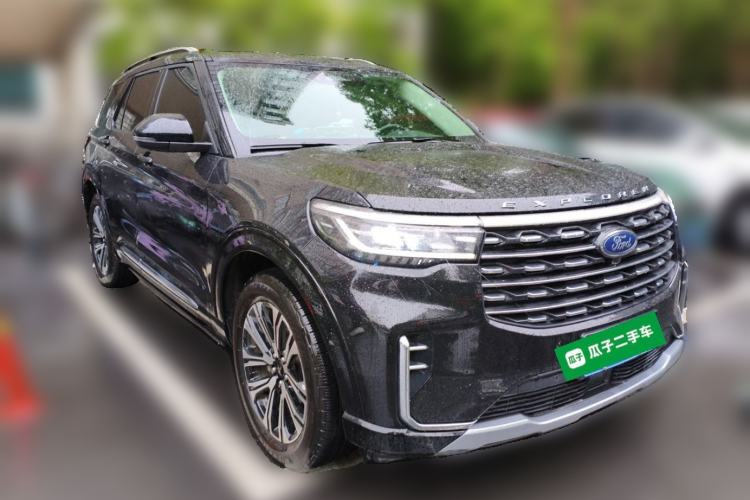 Used Ford Explorer 2024 2.3T EcoBoost Four-Wheel Drive Titanium Edition 6 Seats Front Right 45 Deg
