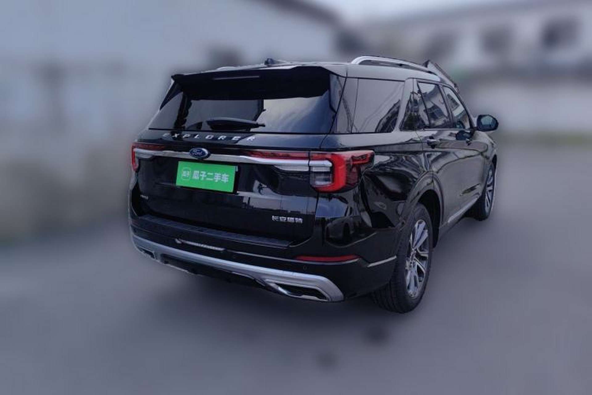 Used Ford Explorer 2024 2.3T EcoBoost All-Wheel Drive Stylish Plus Version 7 Seats Rear Right 45 Deg
