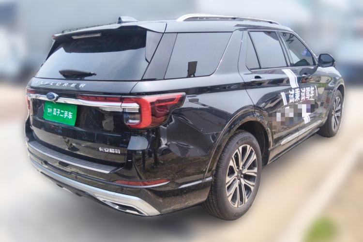 Used Ford Explorer 2024 2.3T EcoBoost Four-Wheel Drive Titanium Edition 6 Seats Rear Right 45 Deg