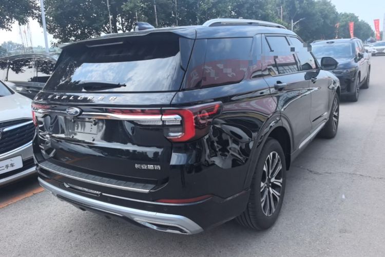Used Ford Explorer 2024 2.3T EcoBoost Four-Wheel Drive Titanium Edition 6 Seats Rear Right 45 Deg