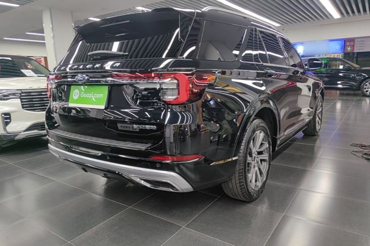 Used Ford Explorer 2024 2.3T EcoBoost Four-Wheel Drive Fashion Plus Edition 6 Seats Rear Right 45 Deg