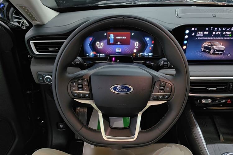 Used Ford Explorer 2024 2.3T EcoBoost Four-Wheel Drive Titanium Edition 6 Seats Steering Wheel