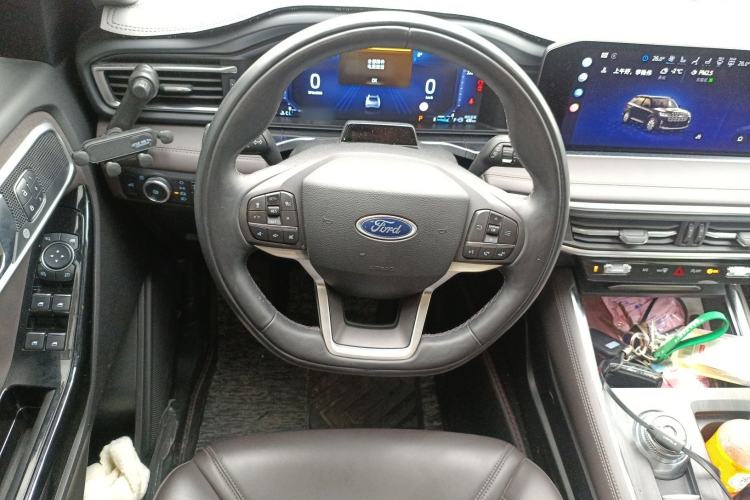 Used Ford Explorer 2024 2.3T EcoBoost Four-Wheel Drive Titanium Edition 6 Seats Steering Wheel