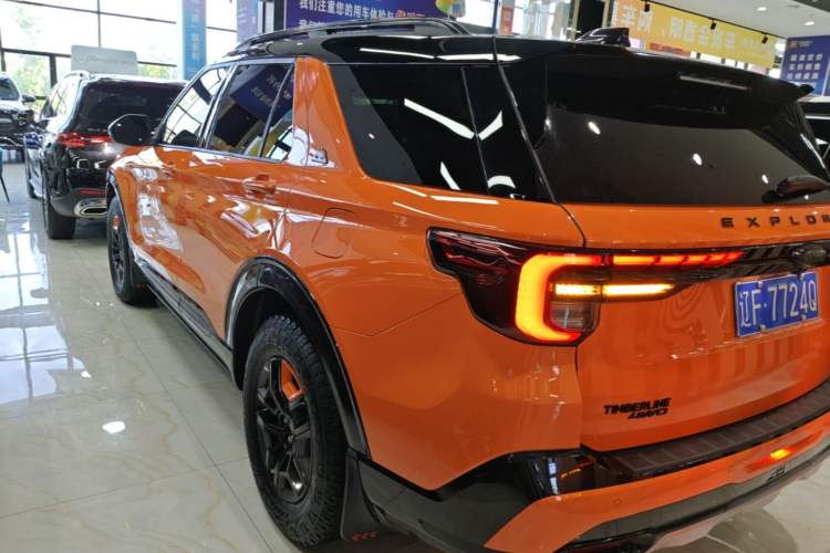 Used Ford Explorer 2024 2.3T EcoBoost Kunlun Peak Edition 7-Seater Rear Left 45 Deg