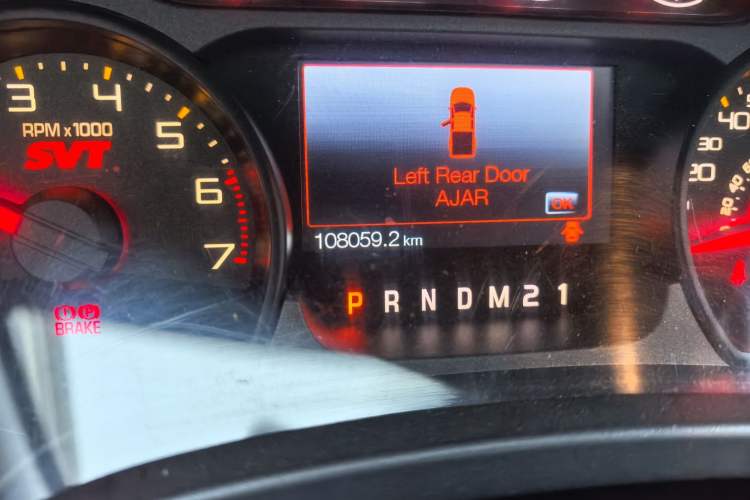 Used Ford F-150  Odometer Close Up