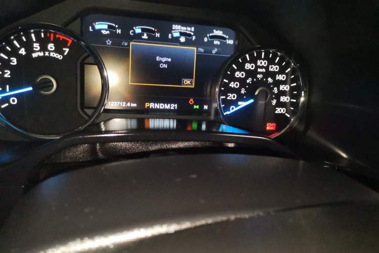 Used Ford F-150  Odometer Close Up