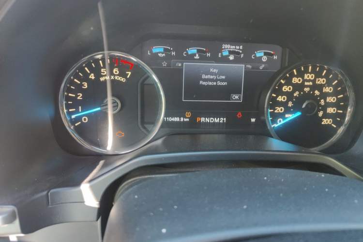 Used Ford F-150  Odometer Close Up