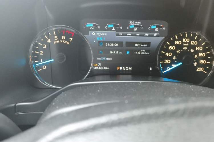 Used Ford F-150  Odometer Close Up