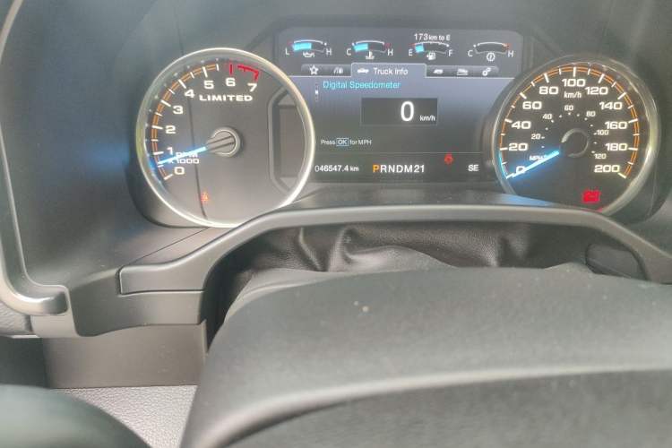 Used Ford F-150  Odometer Close Up
