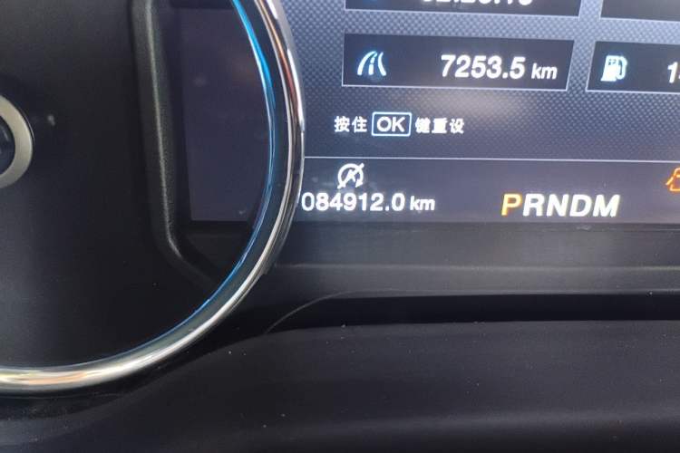 Used Ford F-150  Odometer Close Up