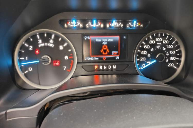 Used Ford F-150  Odometer Close Up