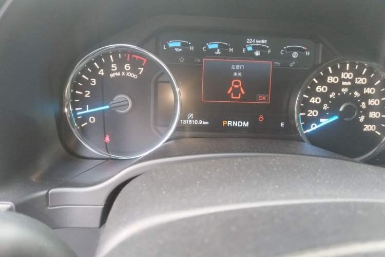 Used Ford F-150  Odometer Close Up