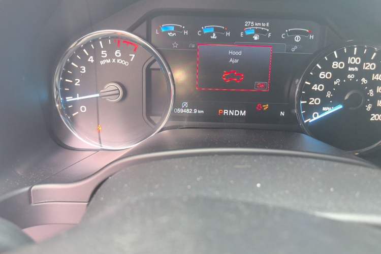 Used Ford F-150  Odometer Close Up