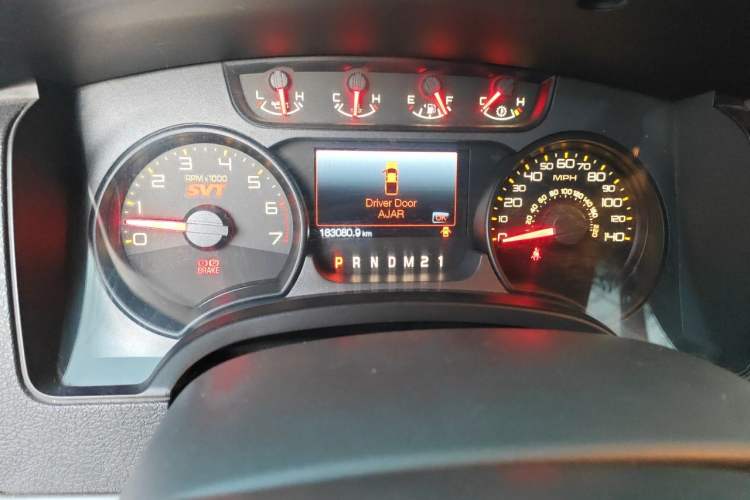 Used Ford F-150 Raptor  Odometer Close Up