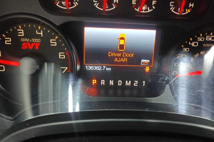 Used Ford F-150 Raptor  Odometer Close Up