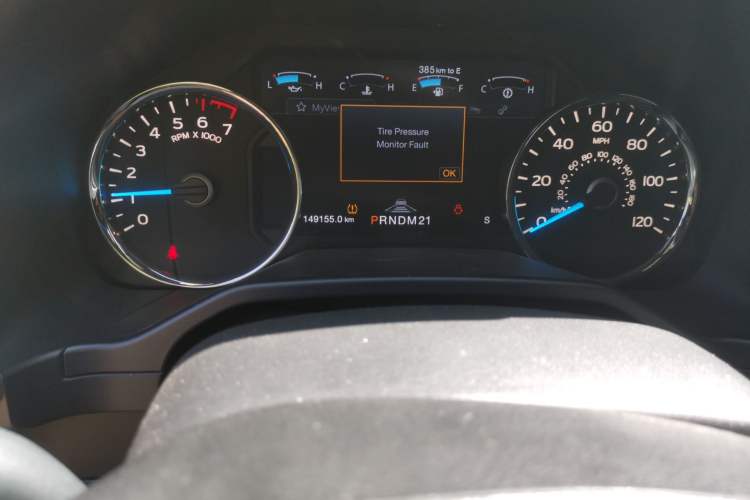 Used Ford F-150 Raptor  Odometer Close Up