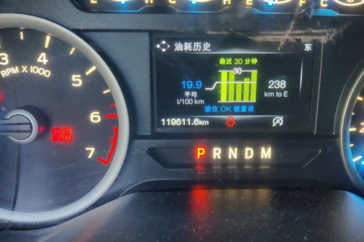 Used Ford F-150 Raptor  Odometer Close Up