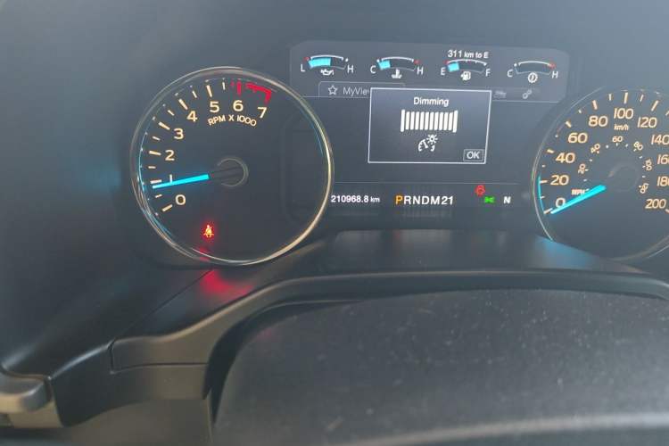 Used Ford F-150 Raptor  Odometer Close Up