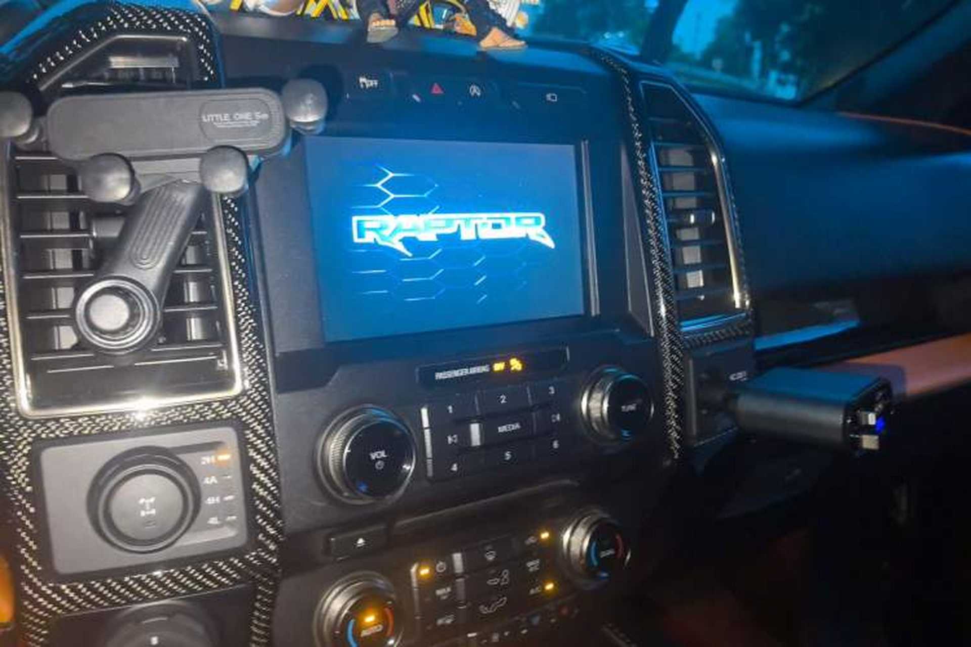 Used Ford F-150 Raptor 2017 3.5T Raptor Performance Enhanced Edition Audio And AC Panel