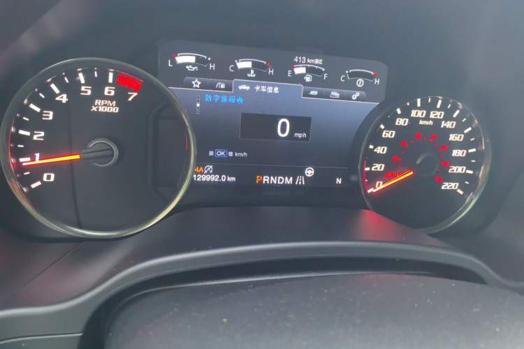 Used Ford F-150 Raptor 2017 3.5T Raptor Performance Enhanced Edition Odometer Close Up