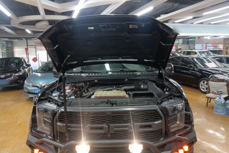 Used Ford F-150 Raptor 2019 3.5T Raptor Polar Blue Limited Edition Engine Bay