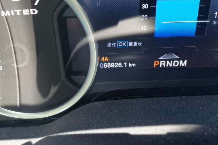 Used Ford F-150 Raptor 2019 3.5T LTD Odometer Close Up