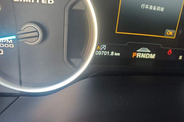 Used Ford F-150 Raptor 2019 3.5T LTD Odometer Close Up