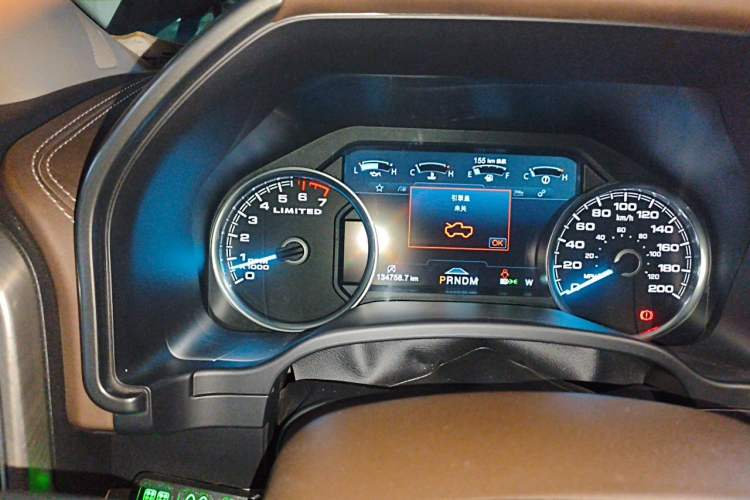 Used Ford F-150 Raptor 2019 3.5T LTD Odometer Close Up