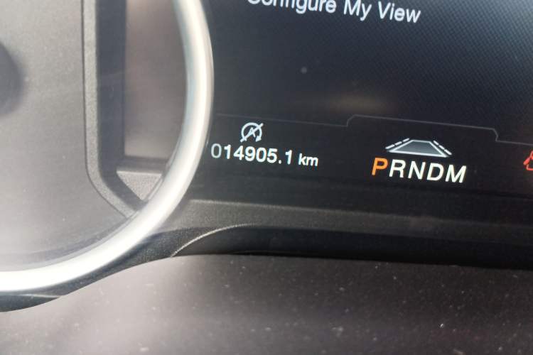 Used Ford F-150 Raptor 2019 3.5T LTD Odometer Close Up