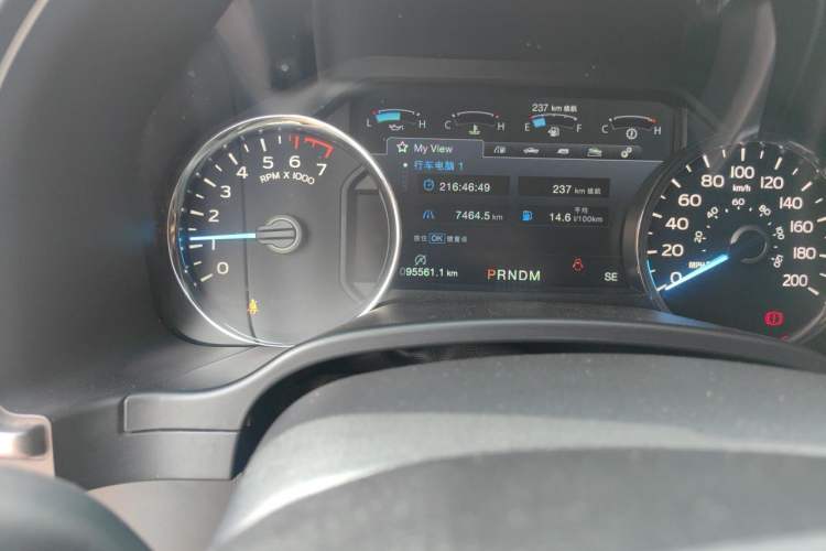 Used Ford F-150 Raptor 2019 3.5T LTD Odometer Close Up