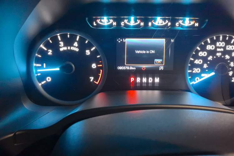 Used Ford F-150 Raptor 2019 3.5T LTD Odometer Close Up