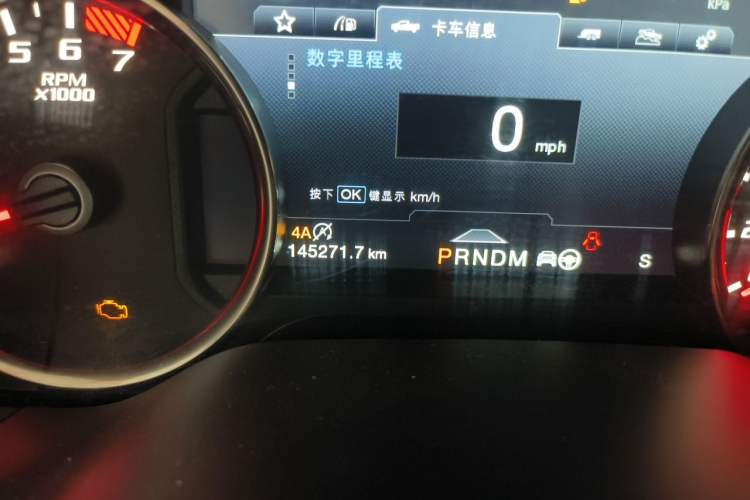 Used Ford F-150 Raptor 2019 3.5T Raptor Performance Enhanced Edition Odometer Close Up