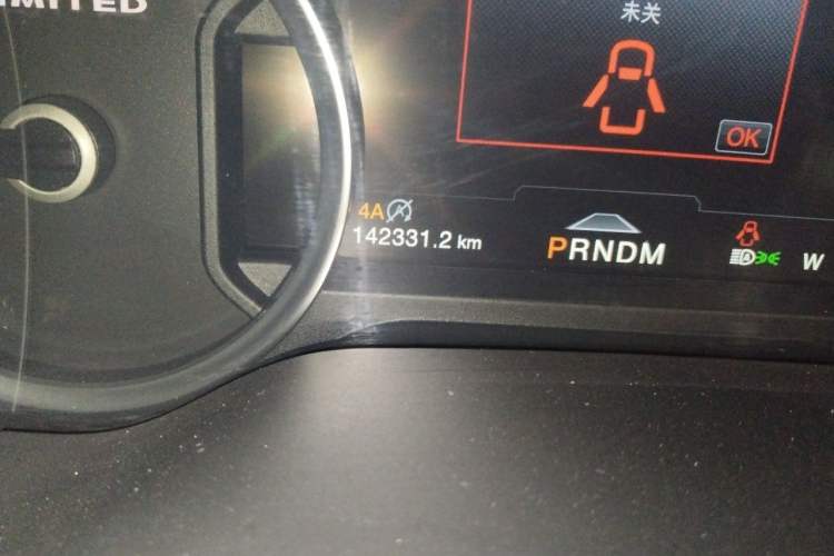 Used Ford F-150 Raptor 2019 3.5T LTD Odometer Close Up