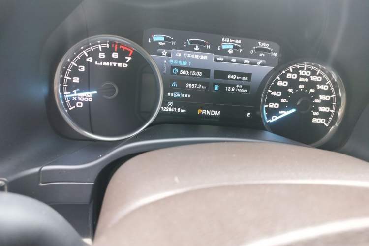 Used Ford F-150 Raptor  Odometer Close Up