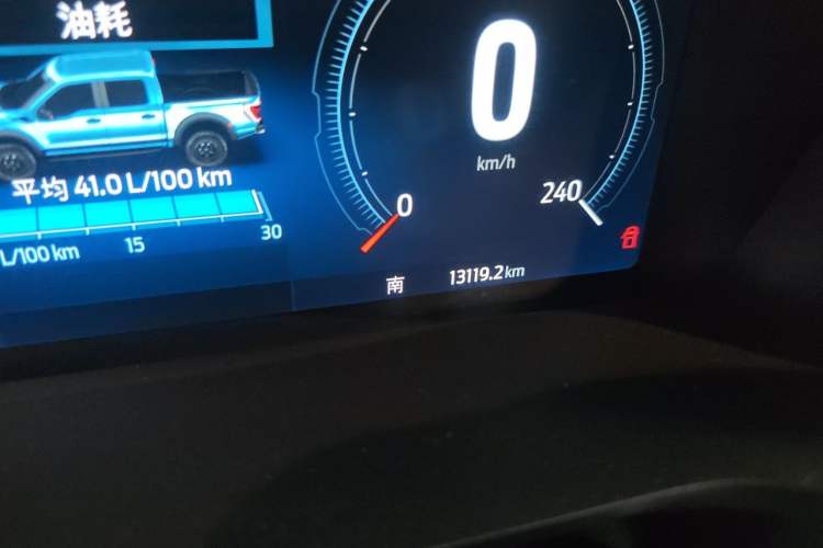 Used Ford F-150 Raptor 2022 3.5T Raptor Odometer Close Up
