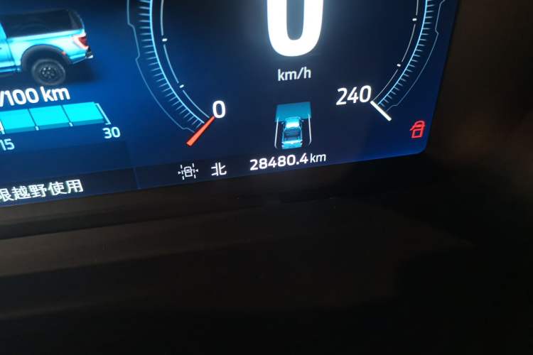 Used Ford F-150 Raptor 2022 3.5T Raptor Odometer Close Up